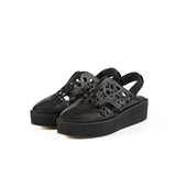 Corner Open Shank Flat Shoes