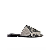 Milka dot Beach Slider Sandals