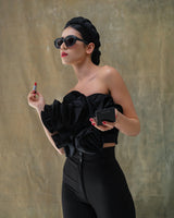 Shadowed Bandeau Top