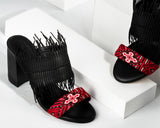 Shahbanoo Mule Heeled Sandals