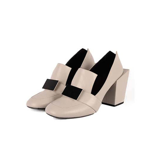 Mirror Kitten Pumps