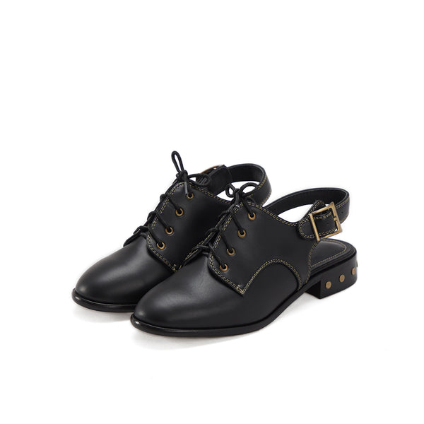 Khatoon Open Shank Flat Shoes