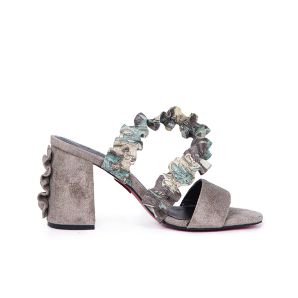 Sarab Mule Heeled Sandals