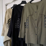Taha Laser-cut Coat