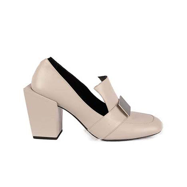 Mirror Kitten Pumps