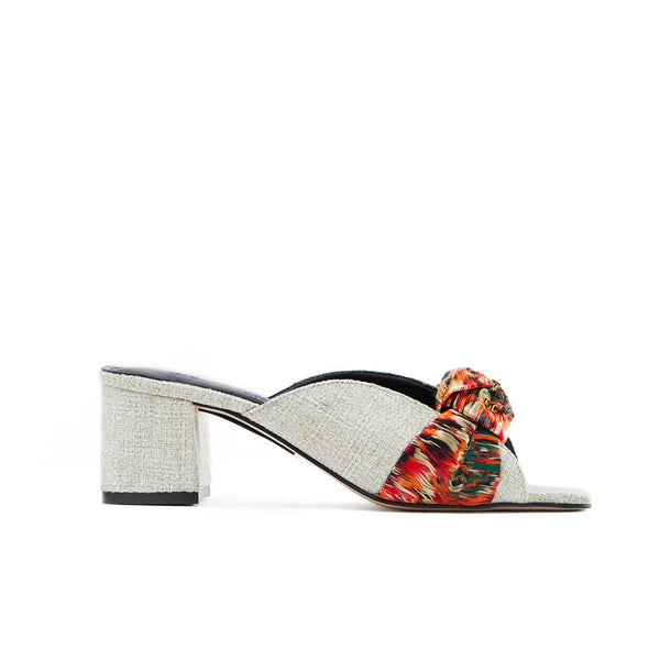 Sareena Mule Heeled Sandals