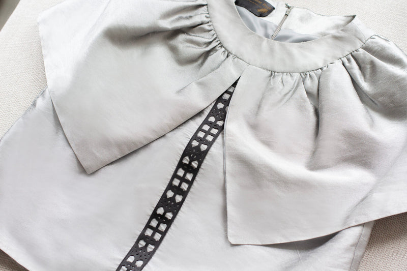 Fartoos oversized collar Blouse