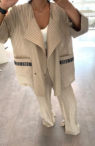 Arvin striped Coat
