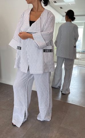 Arvin striped Coat