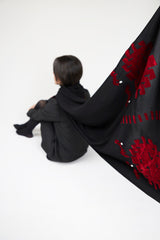 Camel Flock Shawl