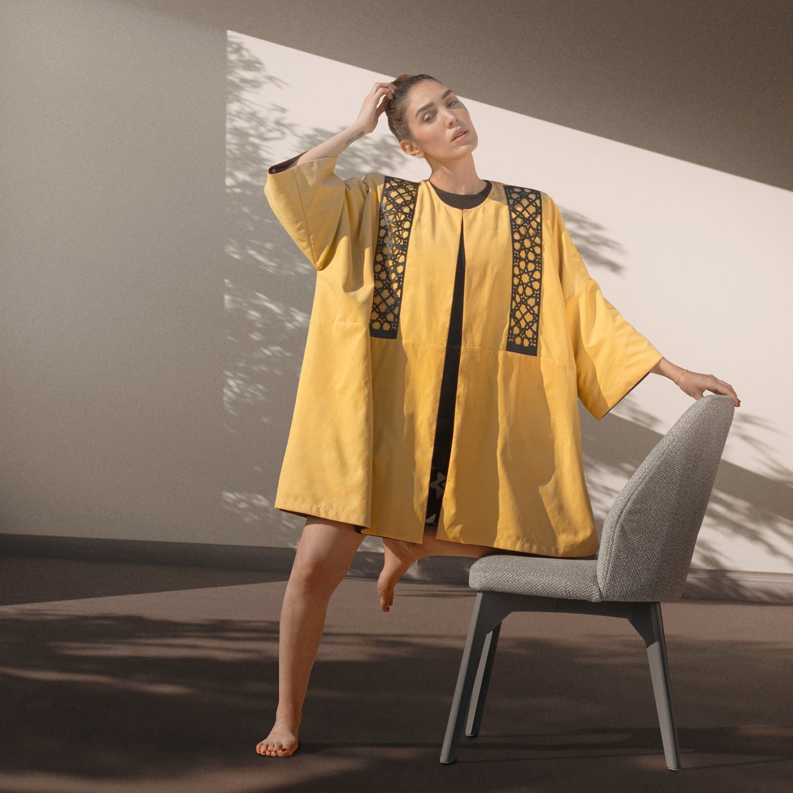 Gisia Double Sided Coat – La Femme ROJE