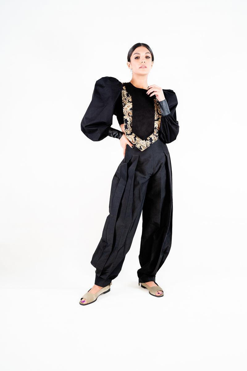 Khatoon High Waisted Harem Pants L 40