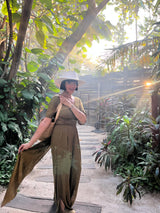 Mahsan Split Wide Leg Jumpsuit