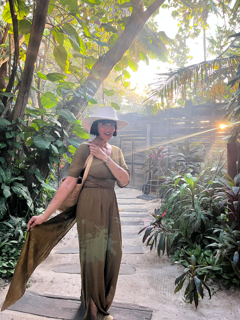 Mahsan Split Wide Leg Jumpsuit