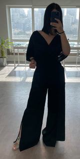 Mahsan Split Wide Leg Jumpsuit