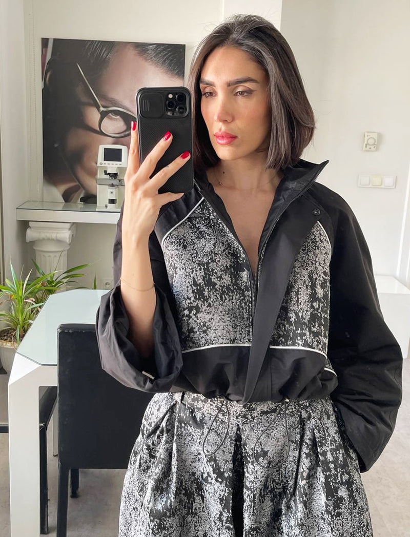 Aban Winter Coat and Skirt Pants