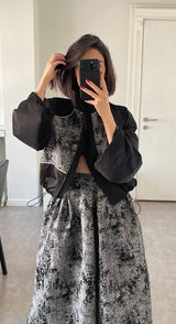 Aban Winter Coat and Skirt Pants